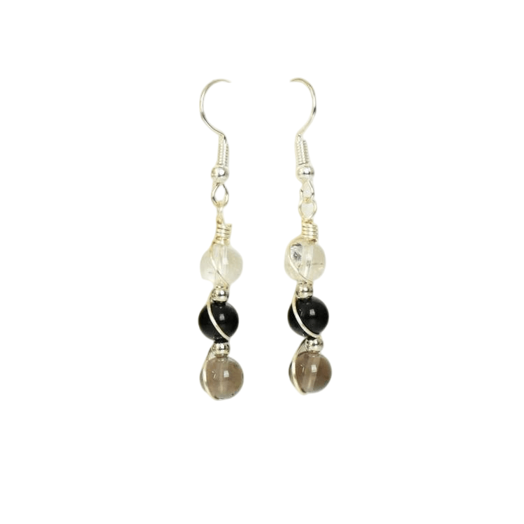 Genuine Capricorn Zodiac Pendant Earrings – Handcrafted for Ambition & Discipline - Lithicgems
