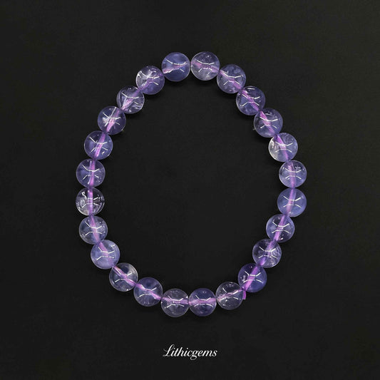 Custom Charoite Bracelet - Transformation Stone for Spiritual Insight & Emotional Balance - Lithicgems