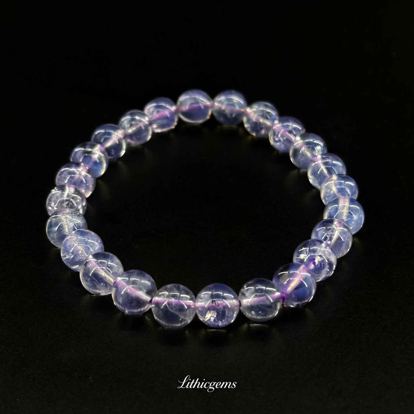 Custom Charoite Bracelet - Transformation Stone for Spiritual Insight & Emotional Balance - Lithicgems