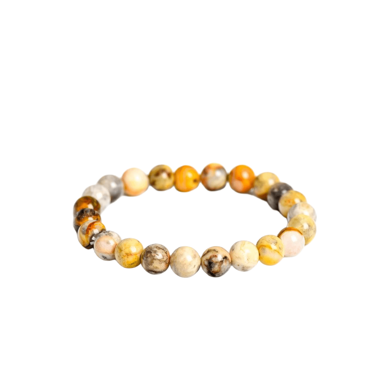 Custom Crazy Lace Agate Bracelet 8mm | Natural Banded Agate Beaded Bracelet | Lithicgems - Lithicgems