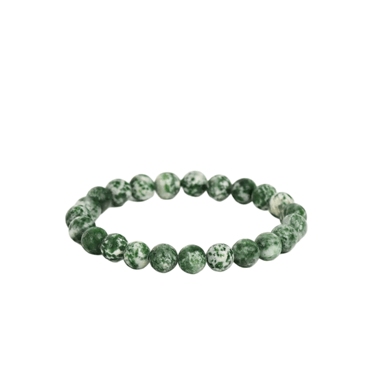 Custom Dotted Aventurine Bracelet 8mm | Natural Stone Beaded Bracelet | Lithicgems - Lithicgems