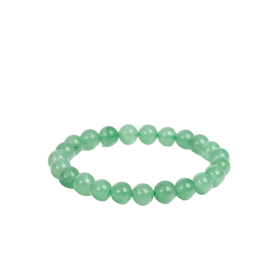 Custom Green Aventurine Bracelet 8mm | Natural Crystal for Luck & Prosperity | Lithicgems - Lithicgems