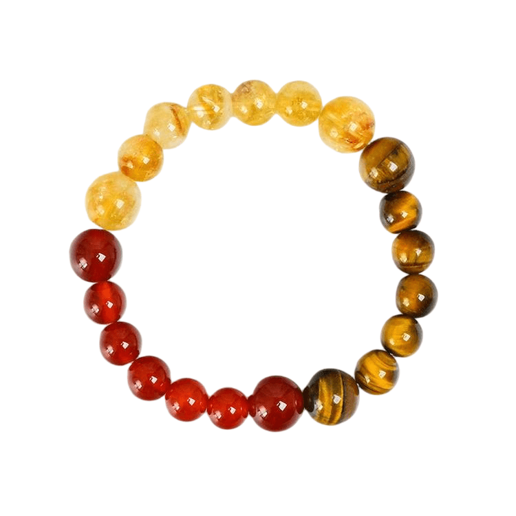 Custom Leo Zodiac Bracelet 8-10mm | Natural Crystal Constellation Stretch Bracelet | Lithicgems - Lithicgems