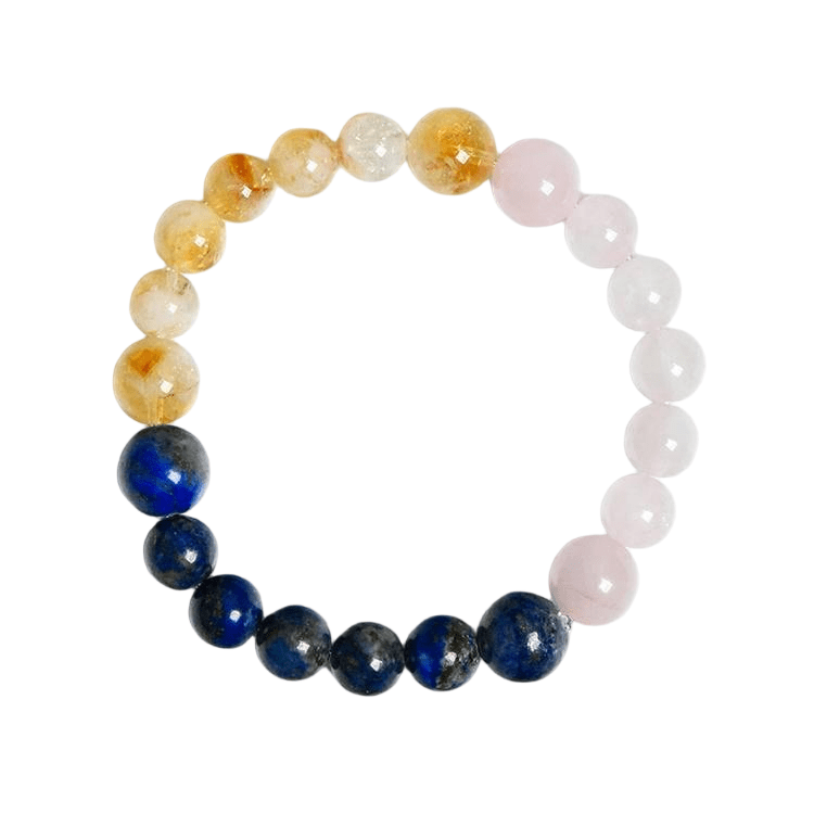 Custom Libra Zodiac Bracelet 8-10mm | Natural Crystal Constellation Stretch Bracelet | Lithicgems - Lithicgems