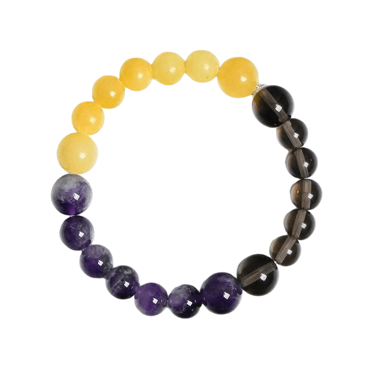 Custom Sagittarius Zodiac Bracelet 8-10mm | Natural Crystal Constellation Stretch Bracelet | Lithicgems - Lithicgems