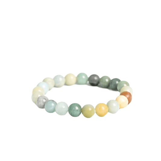 Custom Sky Blue Apatite Bracelet 8mm | Natural Crystal for Communication & Inspiration | Lithicgems - Lithicgems