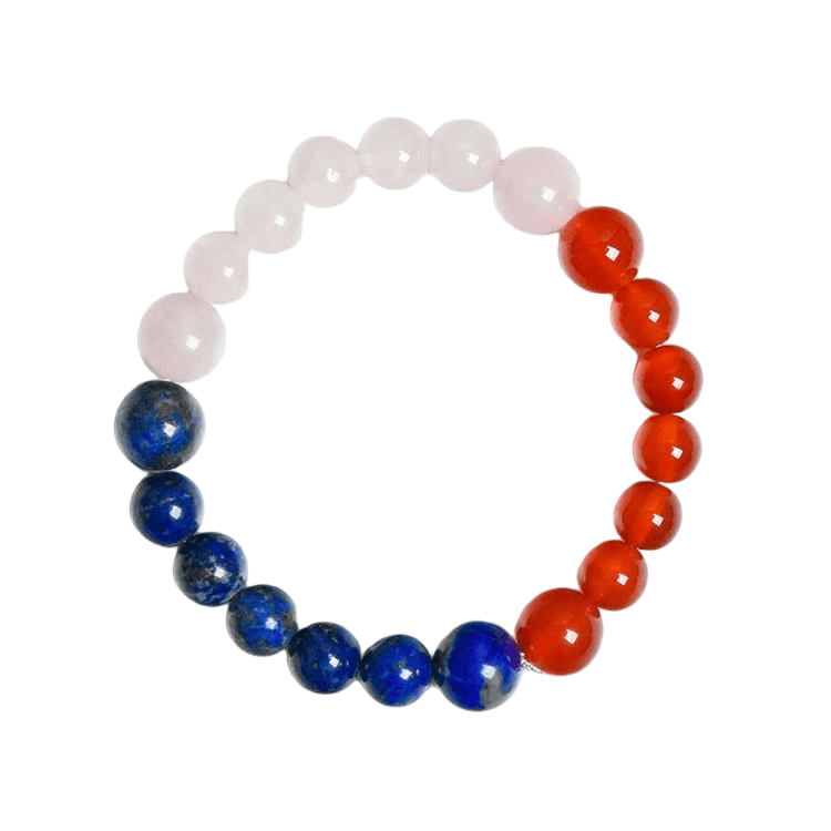 Custom Taurus Zodiac Bracelet 8-10mm | Natural Crystal Constellation Stretch Bracelet | Lithicgems - Lithicgems
