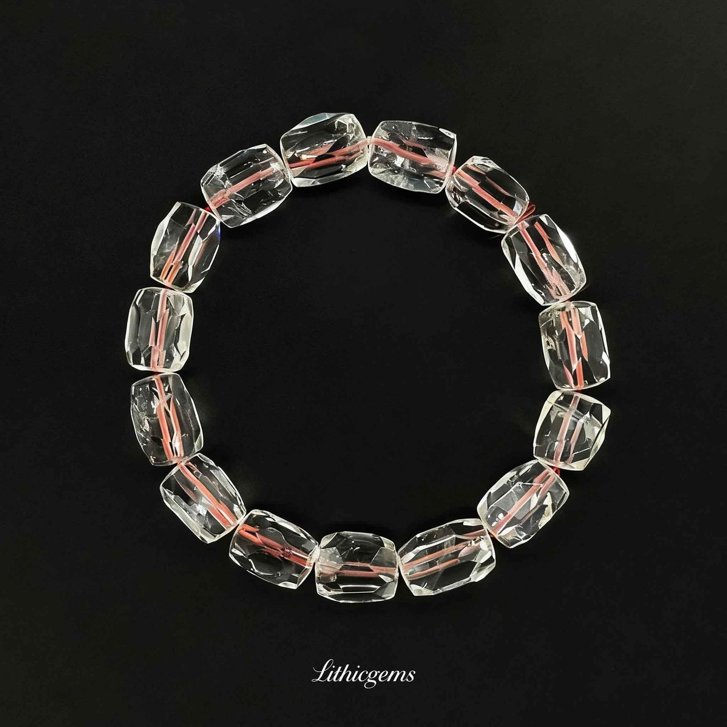 Faceted Brazilian Citrine Bracelet - Master-Cut Sunshine Stone for Wealth & Abundance - Lithicgems