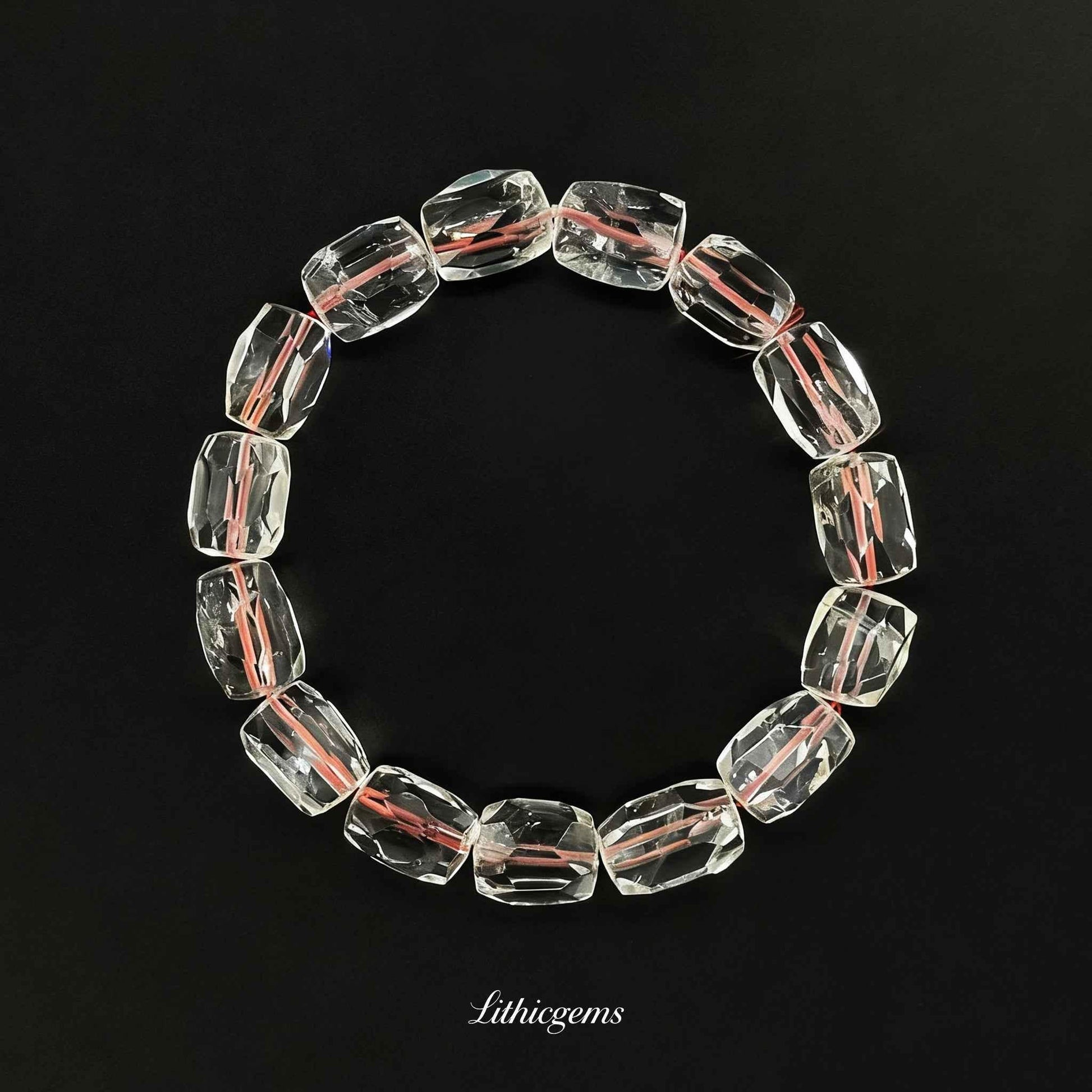 Faceted Brazilian Citrine Bracelet - Master-Cut Sunshine Stone for Wealth & Abundance - Lithicgems