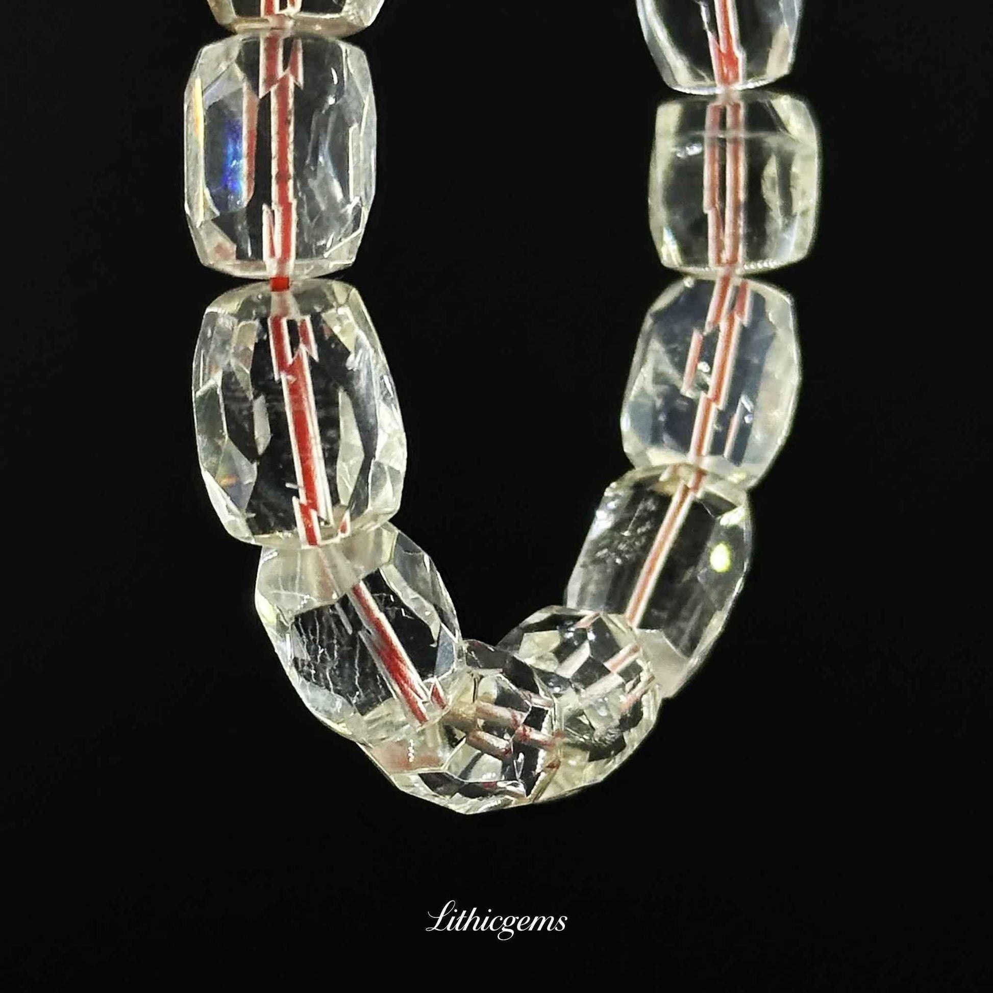 Faceted Brazilian Citrine Bracelet - Master-Cut Sunshine Stone for Wealth & Abundance - Lithicgems