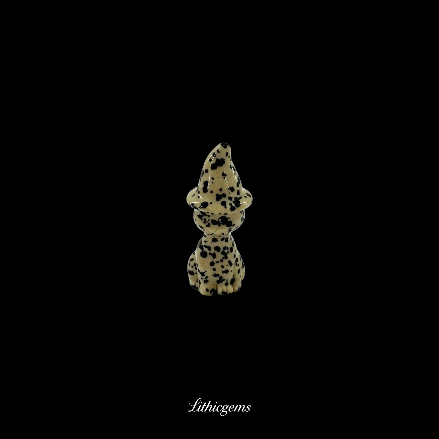 Gentleman with Magic Top Hat - 3cm Cat Sculpture - Lithicgems