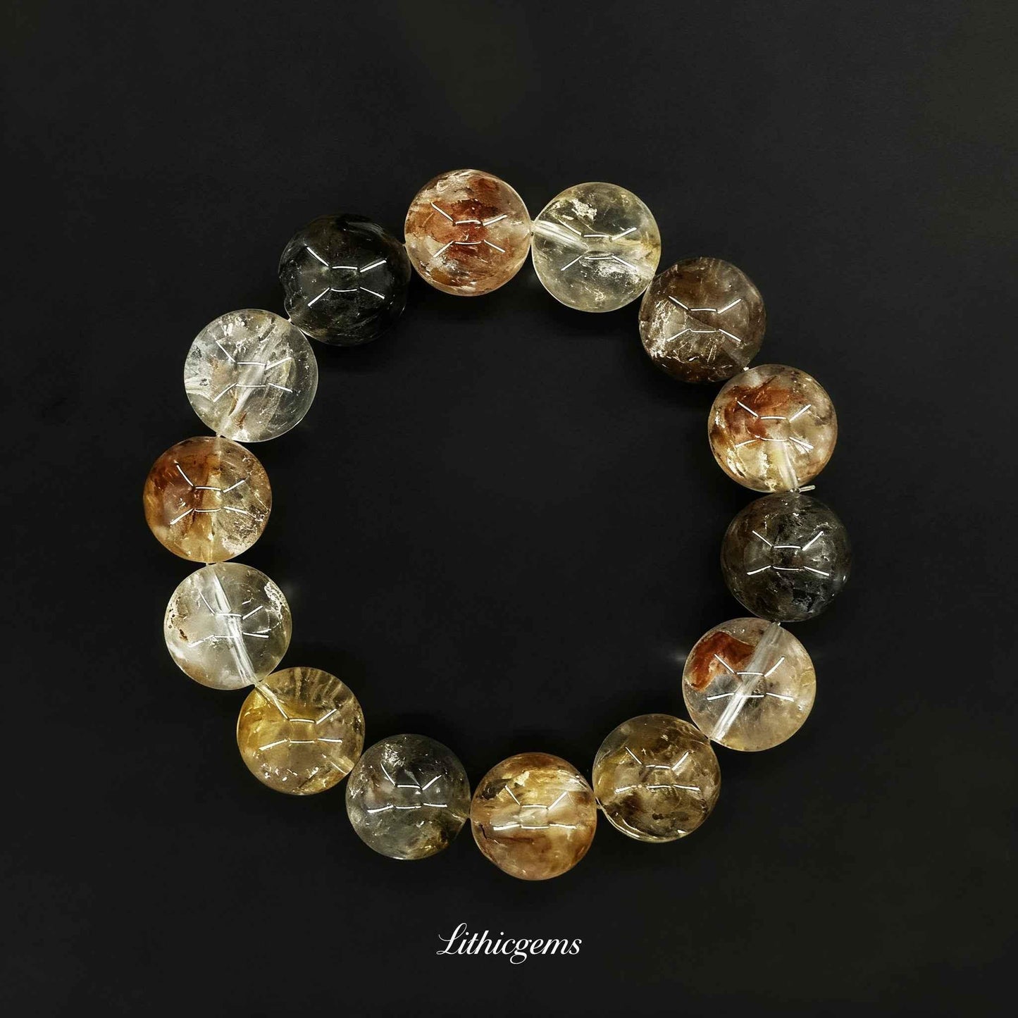 Herkimer Diamond Bracelet - Ultimate Energy Amplifier & Consciousness Elevator - Lithicgems