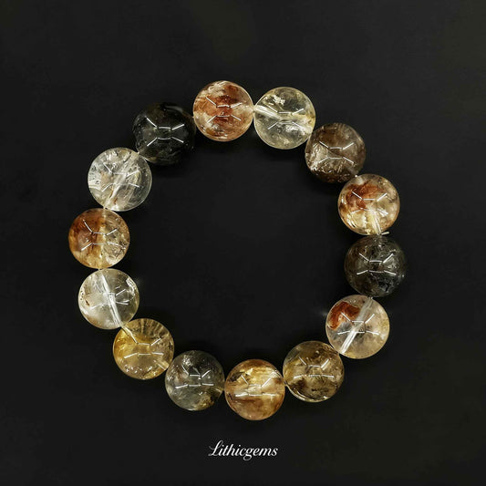 Herkimer Diamond Bracelet - Ultimate Energy Amplifier & Consciousness Elevator - Lithicgems