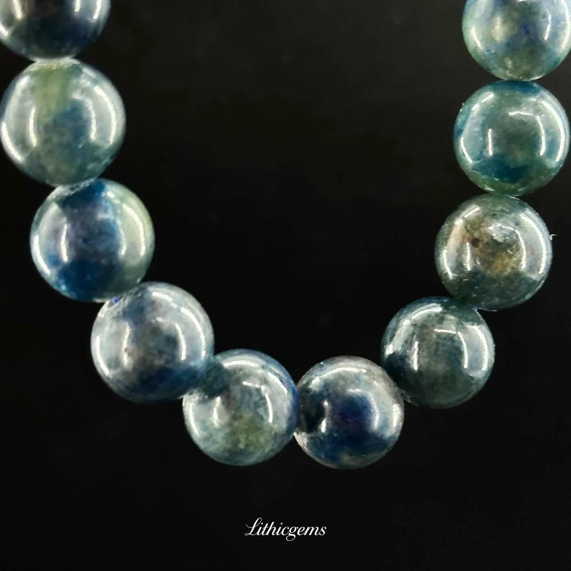 Iolite Bracelet - Viking's Compass Stone for Intuition & Inner Guidance - Lithicgems