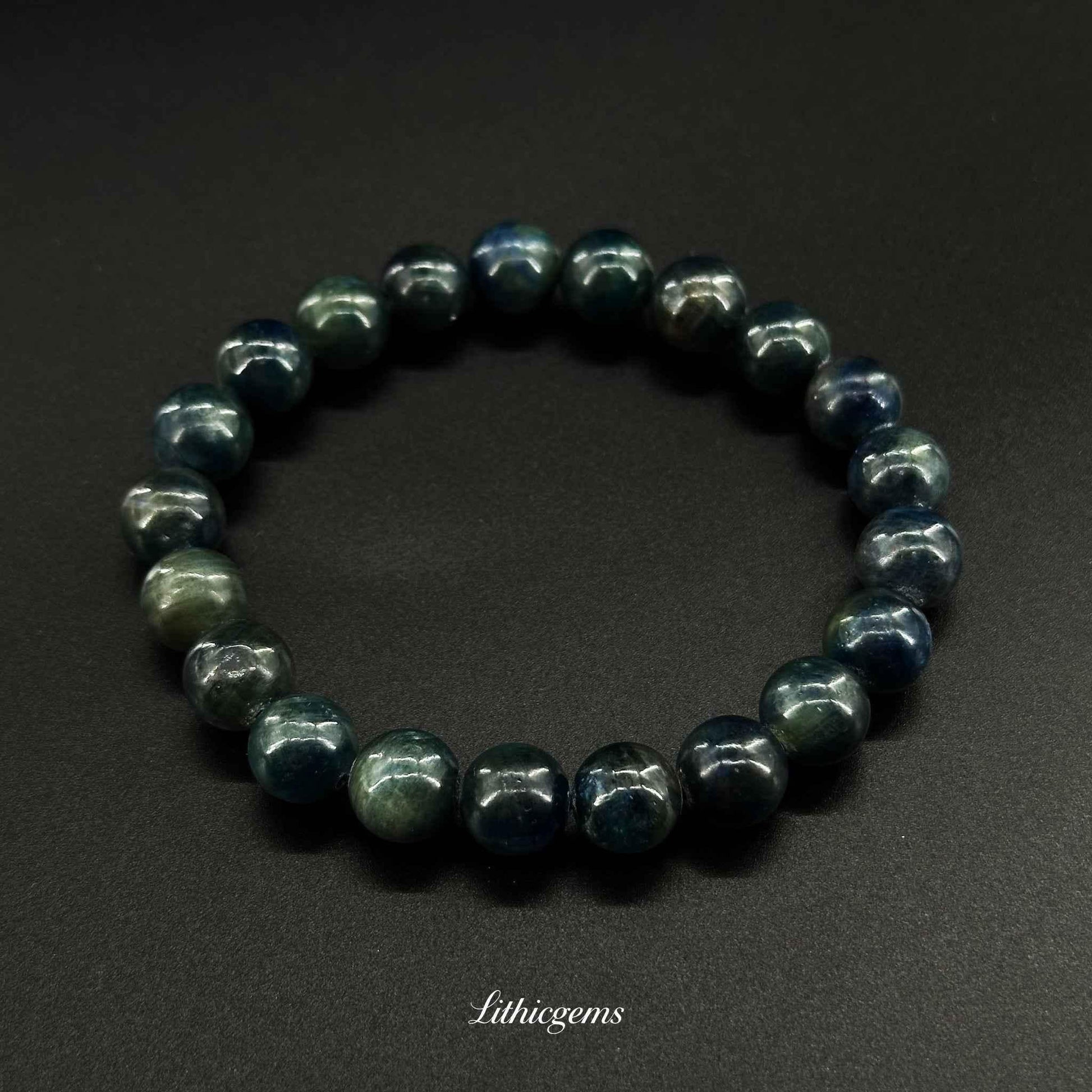 Iolite Bracelet - Viking's Compass Stone for Intuition & Inner Guidance - Lithicgems