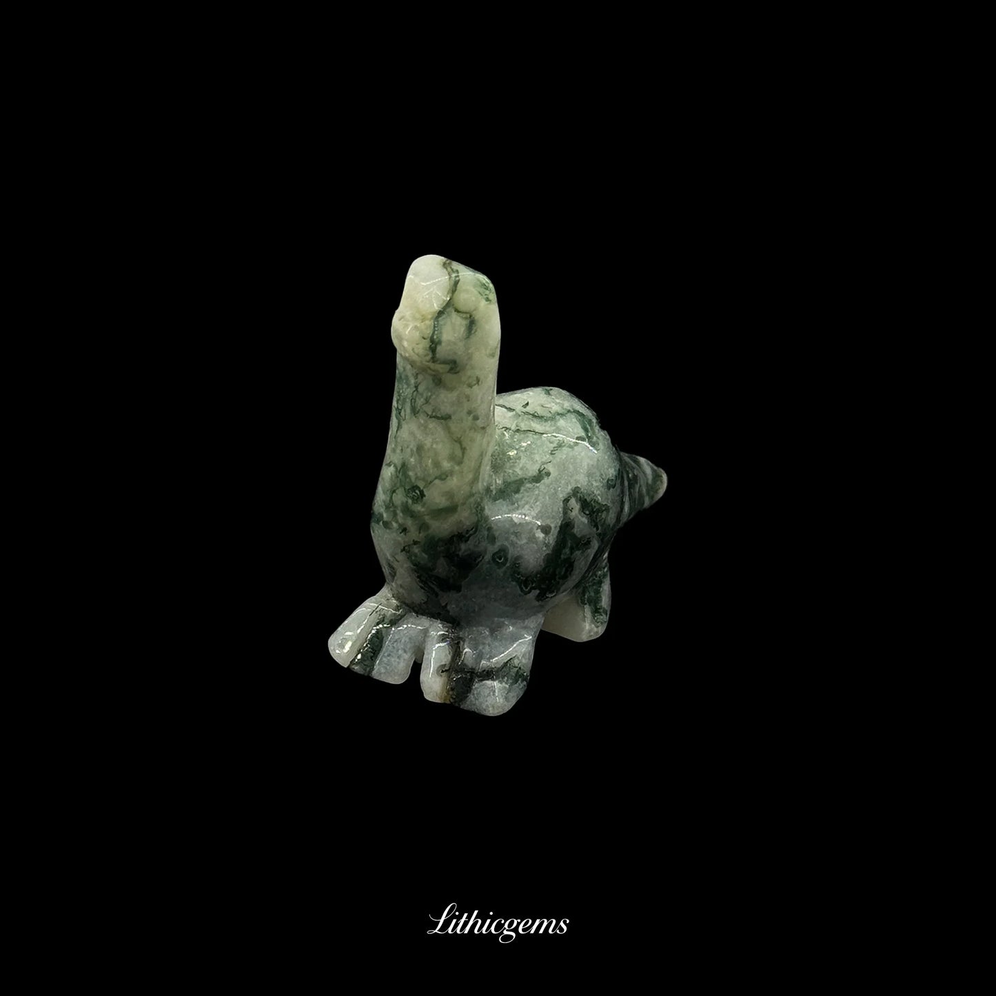 Mystery of the Depths Crystal Sculpture (4.5cm) - Guardian of Unseen Realms & Intuitive Power - Lithicgems
