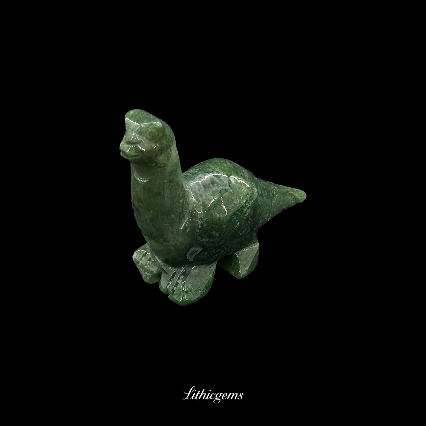 Mystery of the Depths Crystal Sculpture (4.5cm) - Guardian of Unseen Realms & Intuitive Power - Lithicgems