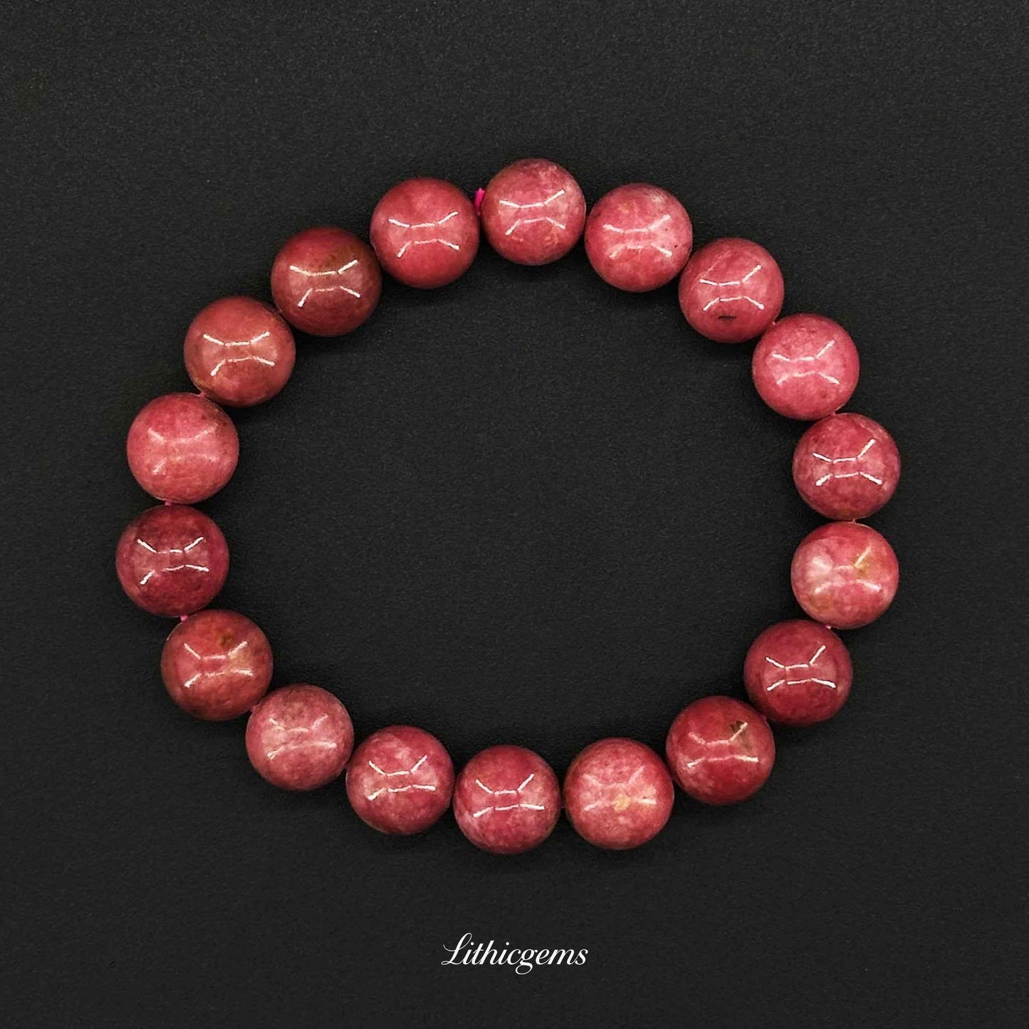 Pink Rose Quartz Bracelet - Heart's Gentle Companion for Self-Love & Inner Peace - Lithicgems