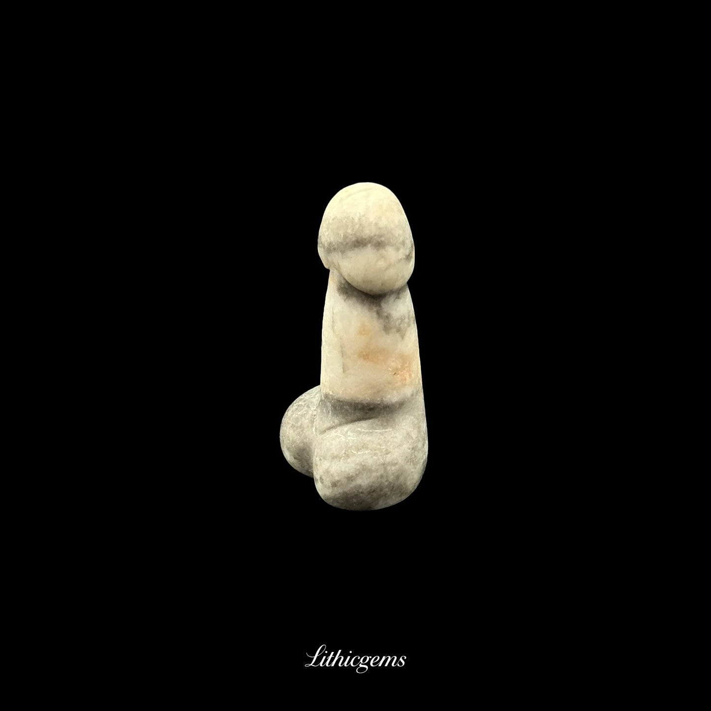 Primordial Keystone Crystal Sculpture (5cm) - Ancient Totem of Primal Vitality & Creative Power - Lithicgems