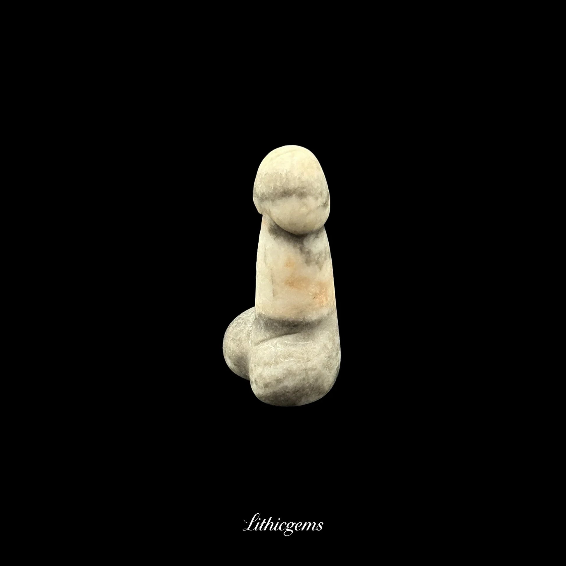 Primordial Keystone Crystal Sculpture (5cm) - Ancient Totem of Primal Vitality & Creative Power - Lithicgems