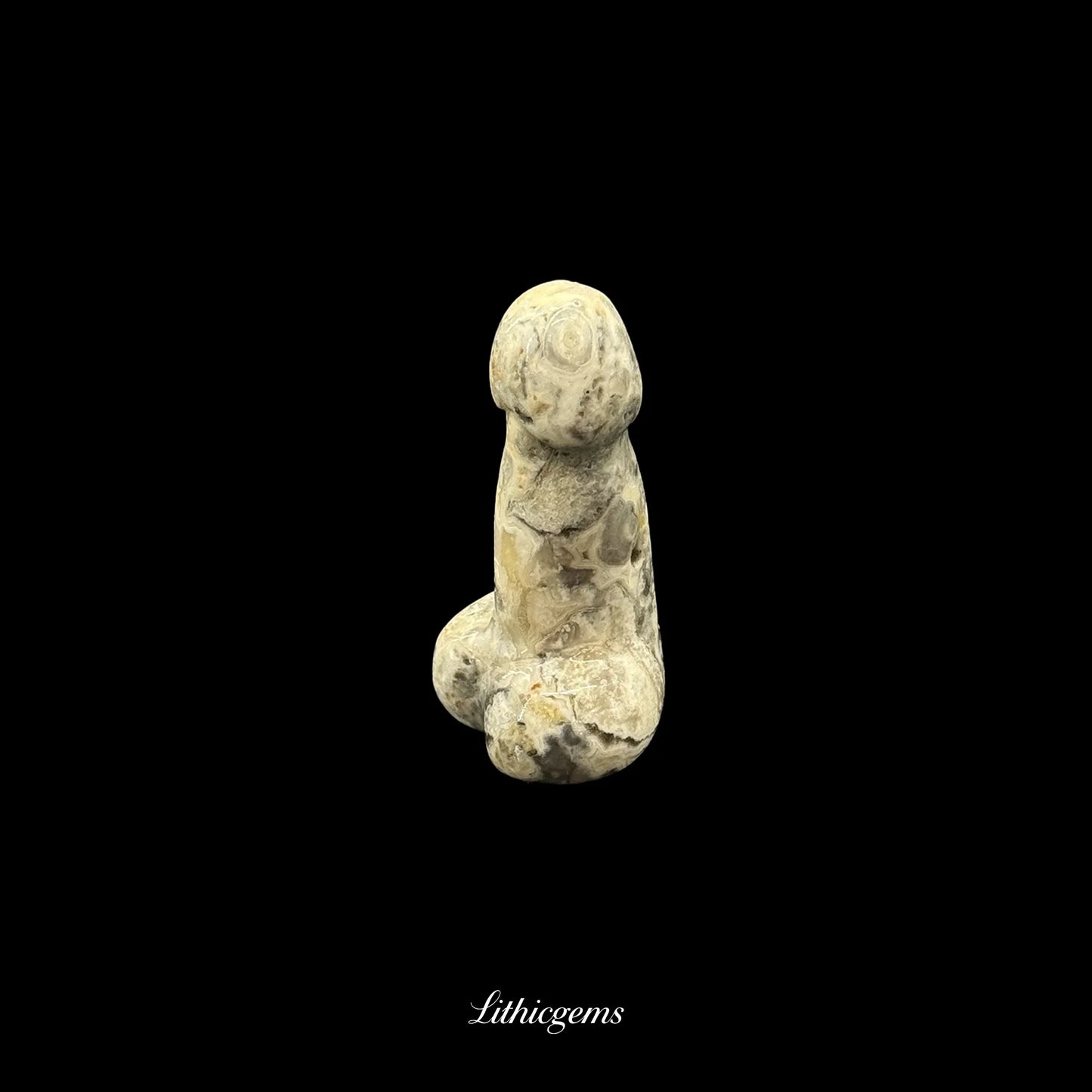 Primordial Keystone Crystal Sculpture (5cm) - Ancient Totem of Primal Vitality & Creative Power - Lithicgems