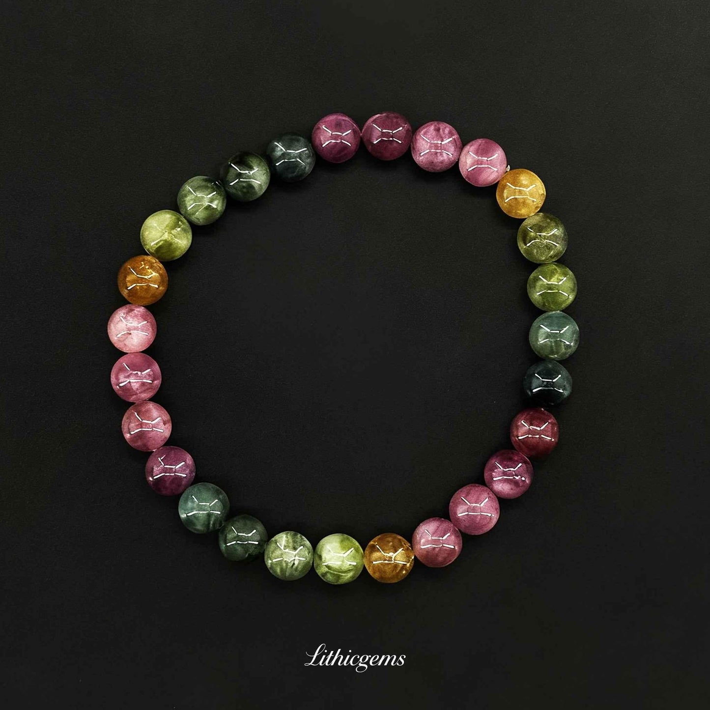 Raw Tourmaline Bracelet - Untamed Crystal Energy for Grounded Transformation - Lithicgems