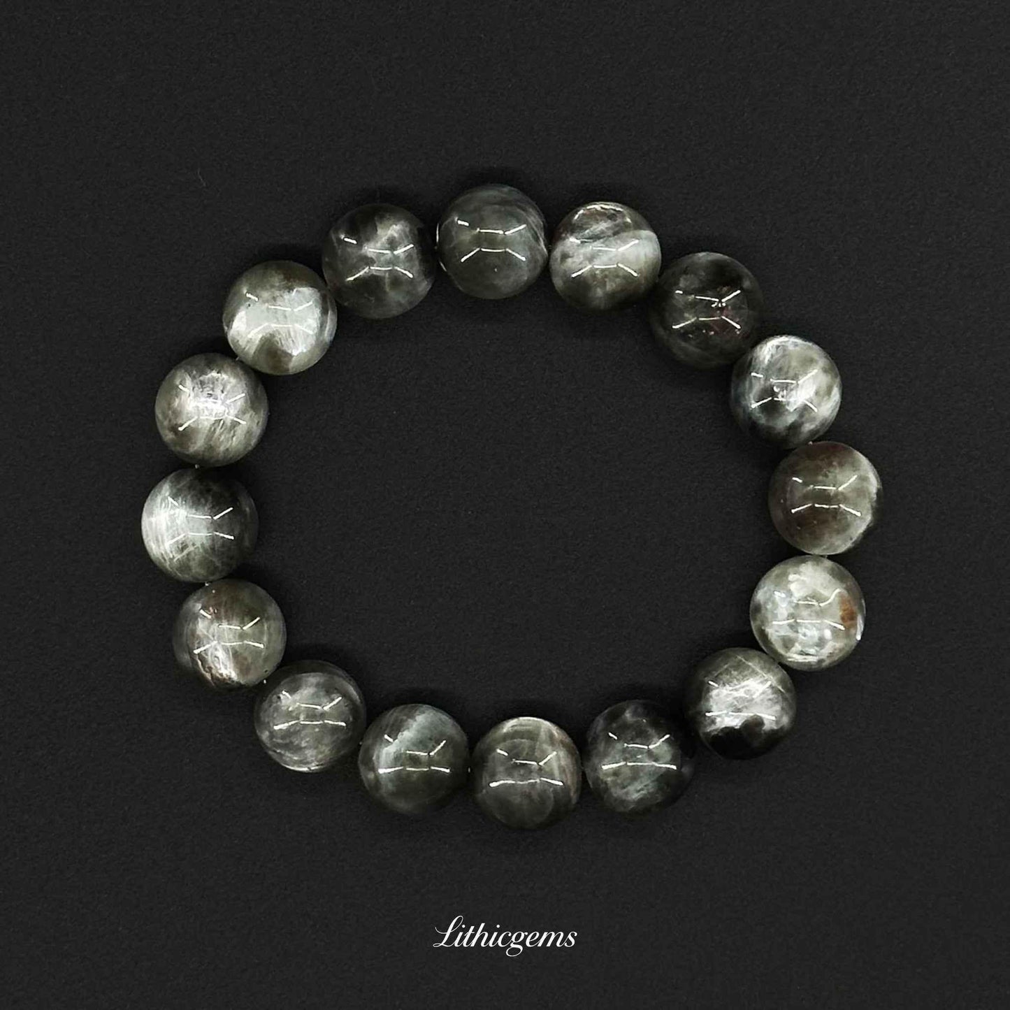 Satyaloka Skeletal Quartz Bracelet - High Vibration Stone for Ascension & Etheric Cleansing - Lithicgems