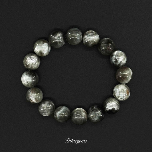 Satyaloka Skeletal Quartz Bracelet - High Vibration Stone for Ascension & Etheric Cleansing - Lithicgems