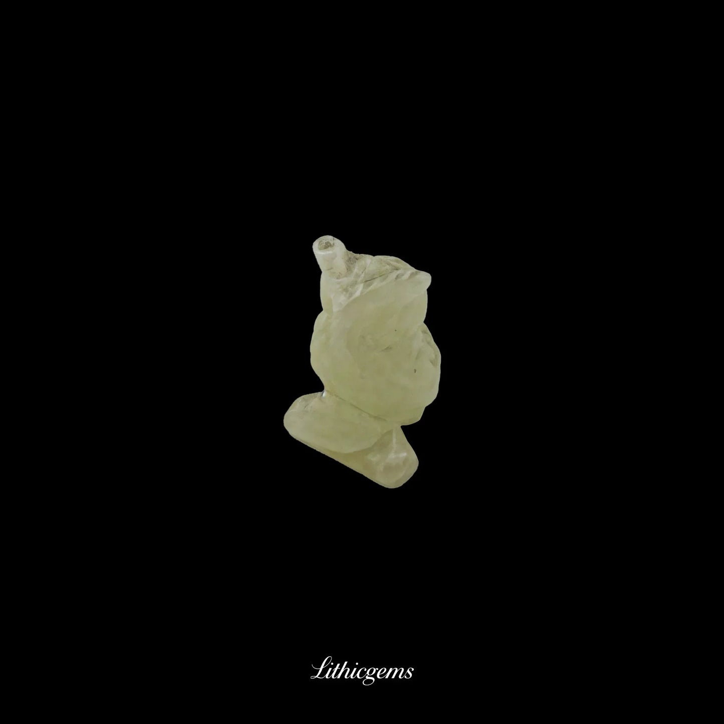 Silent Sage - 3cm Owl Sculpture | Commemorating Death and Animal Charm Series - Lithicgems