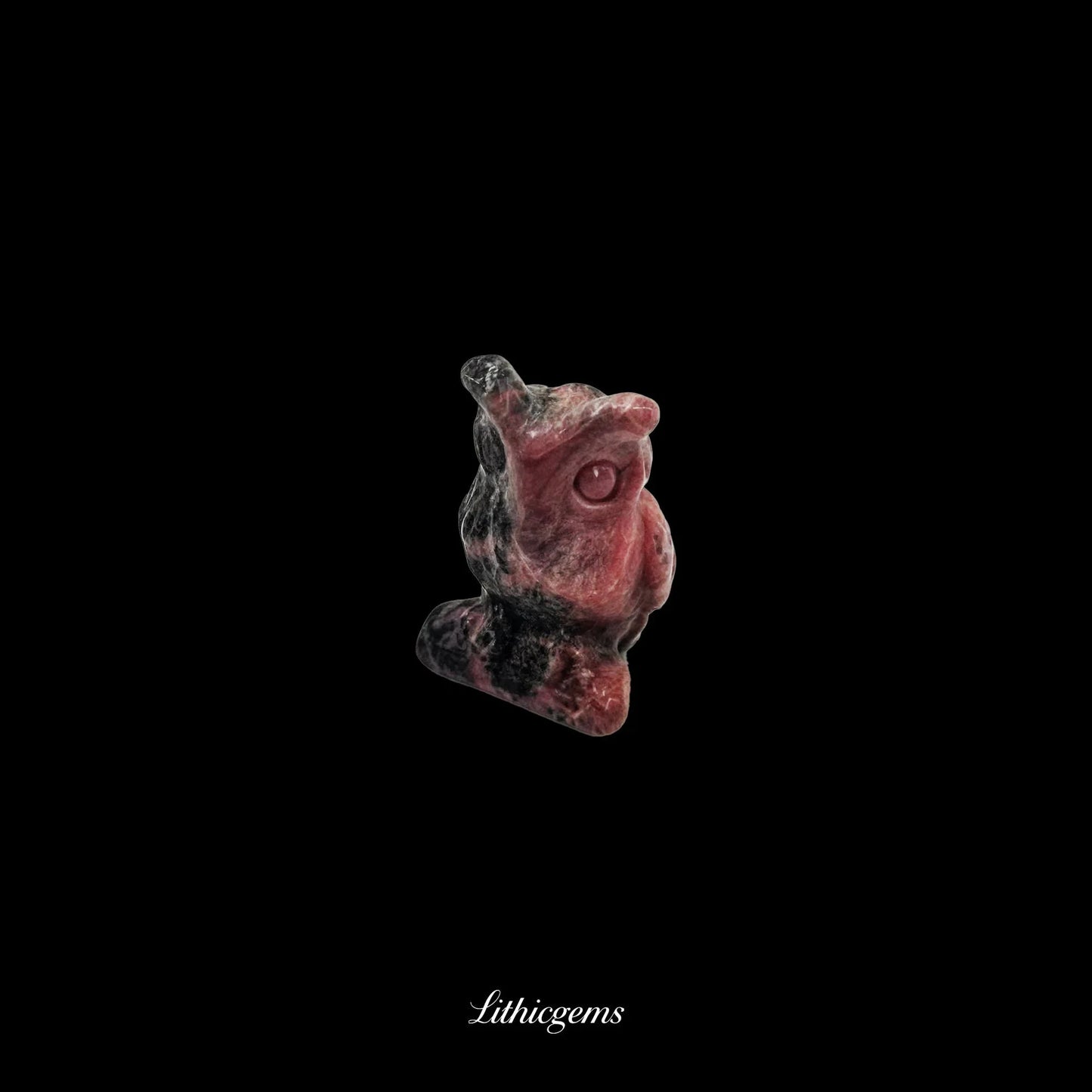 Silent Sage - 3cm Owl Sculpture | Commemorating Death and Animal Charm Series - Lithicgems
