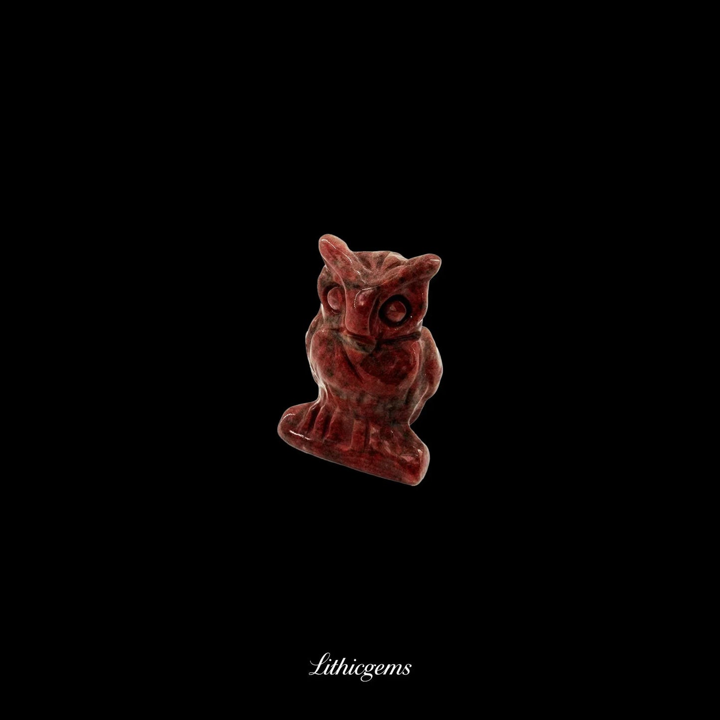 Silent Sage - 3cm Owl Sculpture | Commemorating Death and Animal Charm Series - Lithicgems