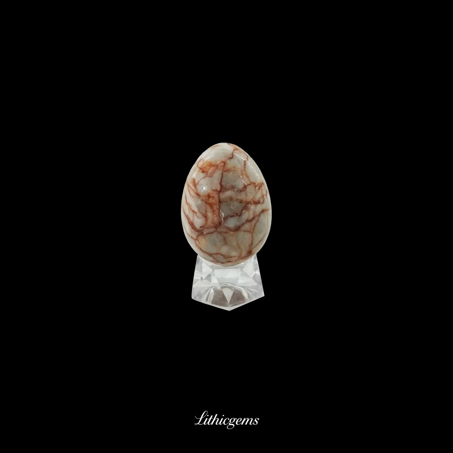 The Covenant of Creation - 3cm Egg Sculpture | Genesis Series - Lithicgems