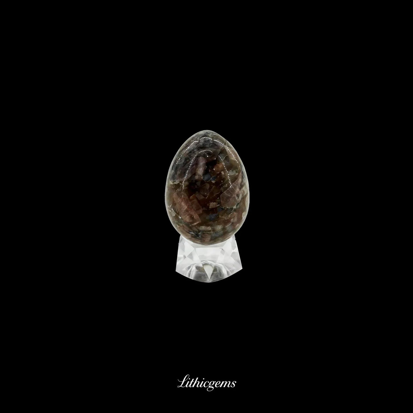 The Covenant of Creation - 3cm Egg Sculpture | Genesis Series - Lithicgems