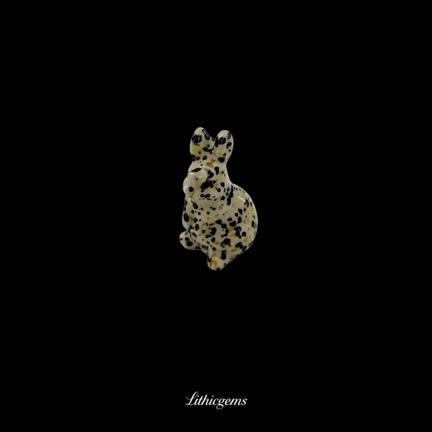 The Moonlight Harvest - 3cm Moonstone Rabbit Talisman - Lithicgems