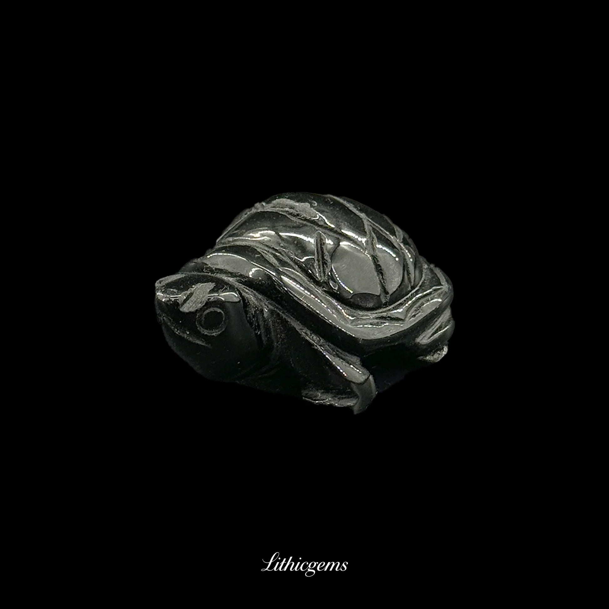 Tiny Wisdom Keeper Crystal Tortoise (2.5cm) - Ultimate Pocket Talisman for Patience, Stability & Long-Term Growth - Lithicgems
