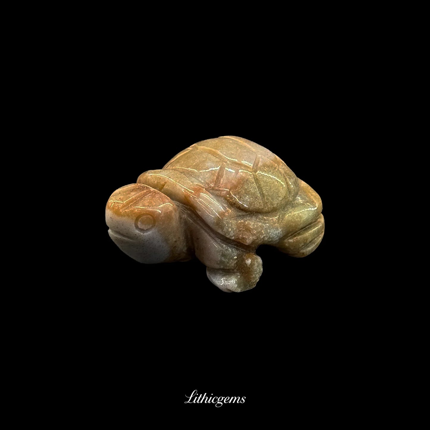 Tiny Wisdom Keeper Crystal Tortoise (2.5cm) - Ultimate Pocket Talisman for Patience, Stability & Long-Term Growth - Lithicgems
