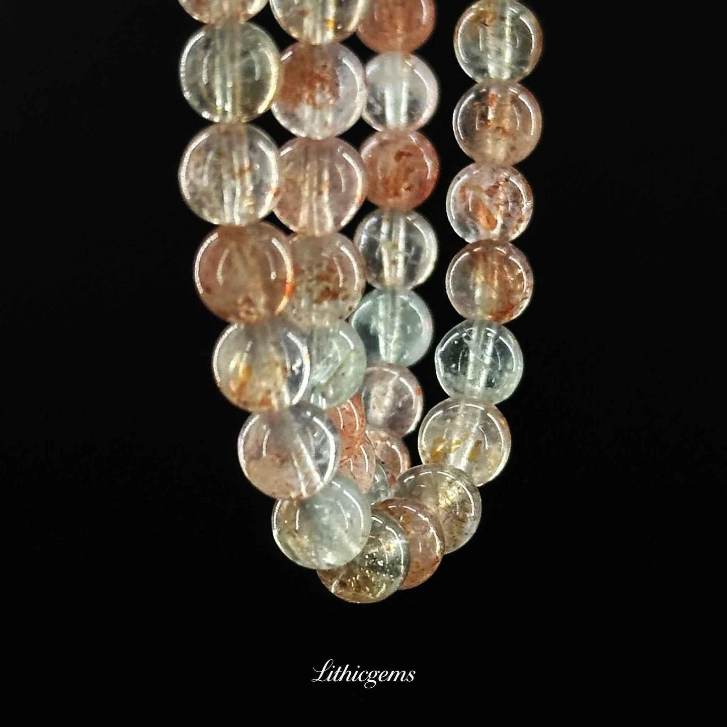 Triple-Wrap Auralite-23 Bracelet - Rare Amethyst Superstone for Spiritual Awakening & Divine Connection - Lithicgems