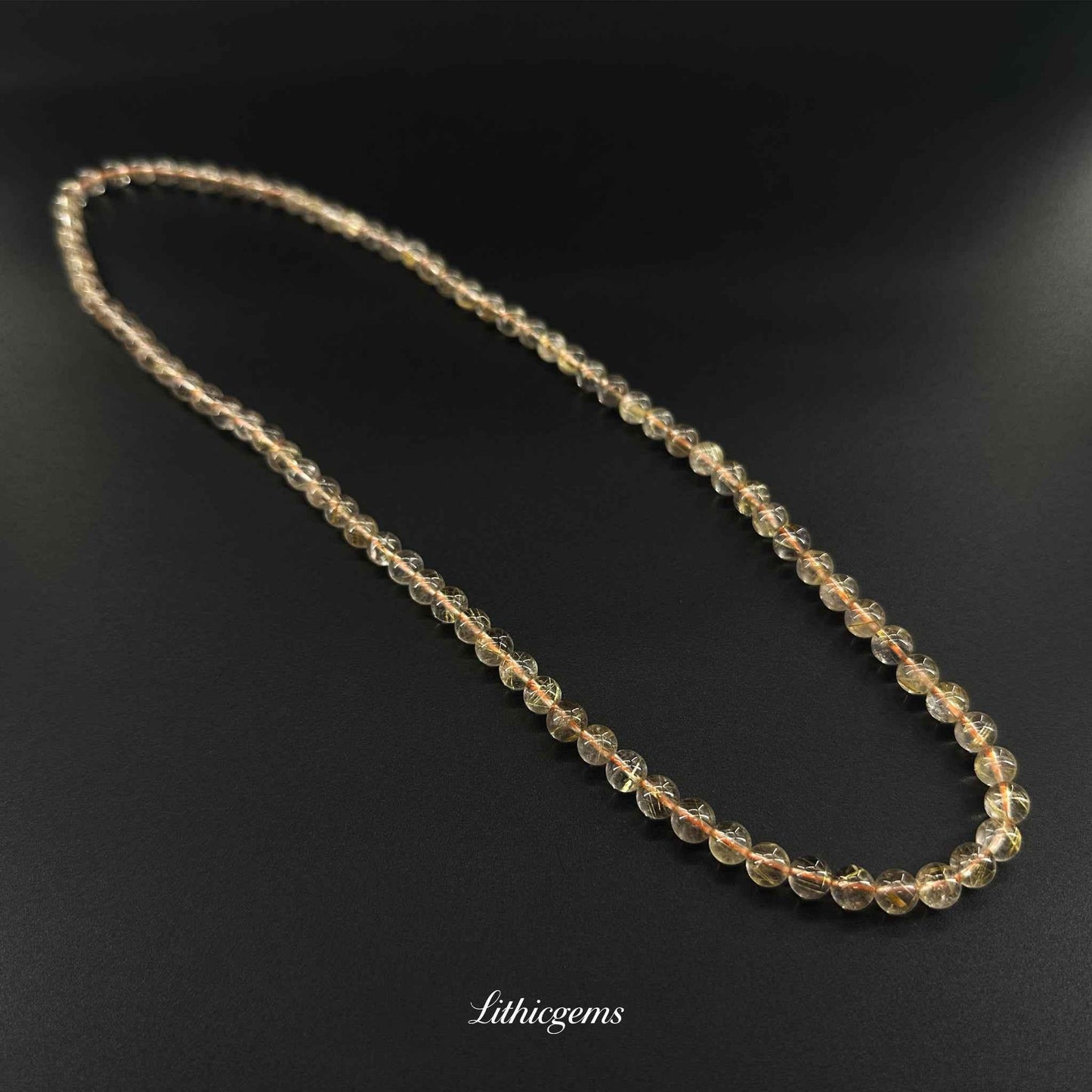 Triple-Wrap Rutilated Quartz Bracelet - Ultimate Wealth Magnet & Success Amplifier - Lithicgems