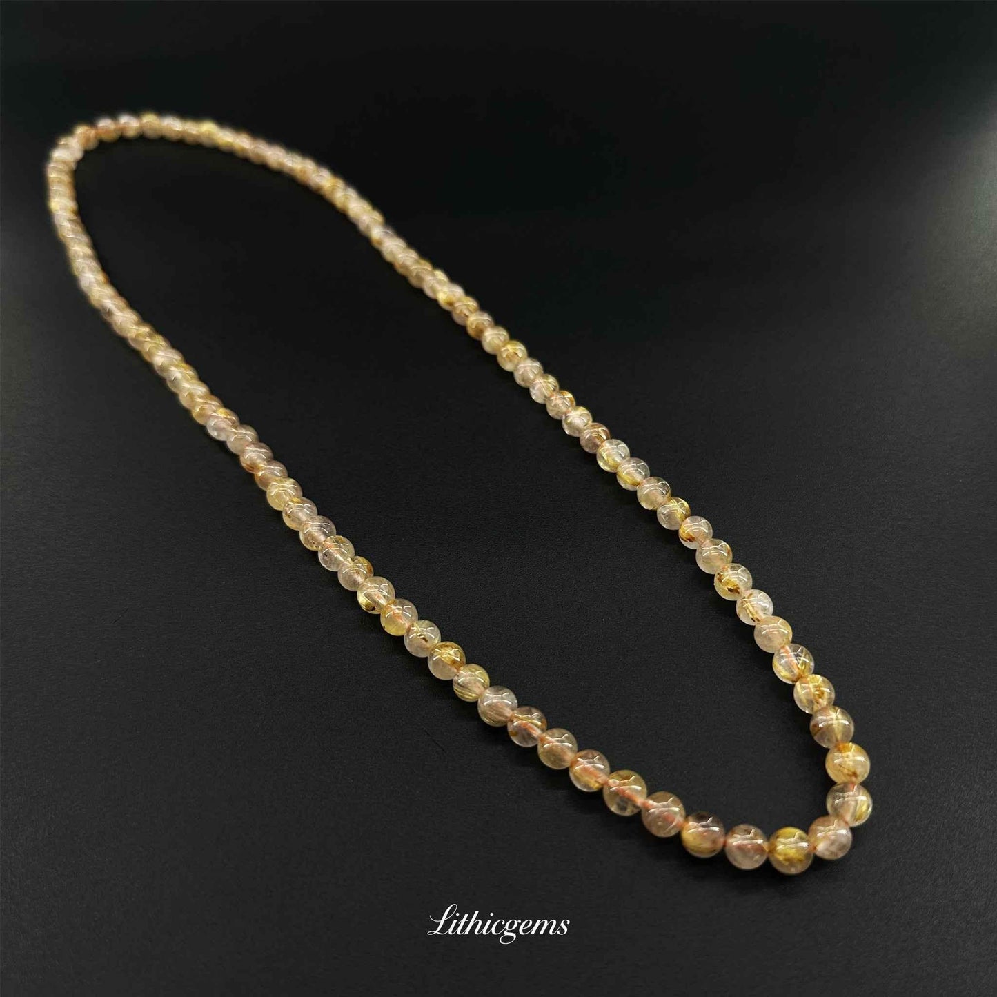 Triple-Wrap Rutilated Quartz Bracelet - Ultimate Wealth Magnet & Success Amplifier - Lithicgems