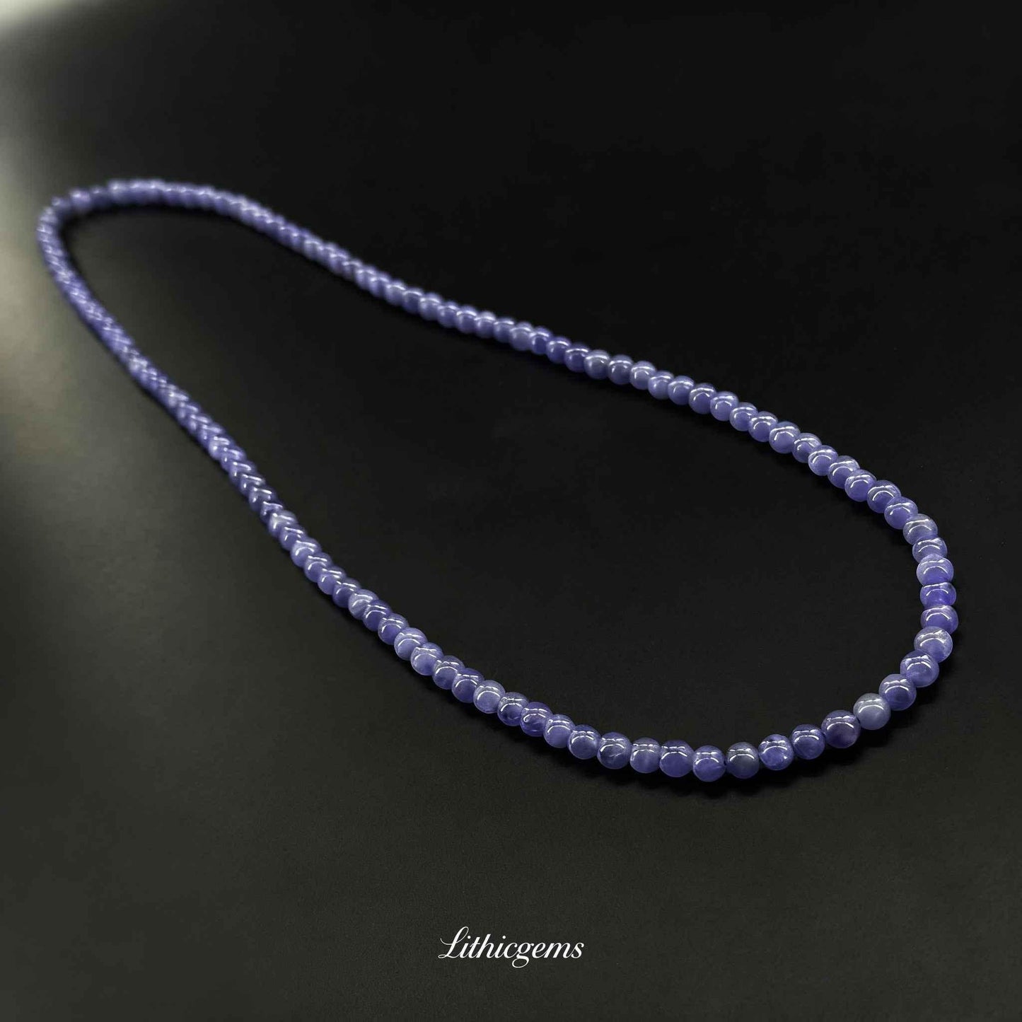 Triple-Wrap Tanzanite Bracelet - Deep Violet-Blue Stone for Ultimate Spiritual Transformation - Lithicgems