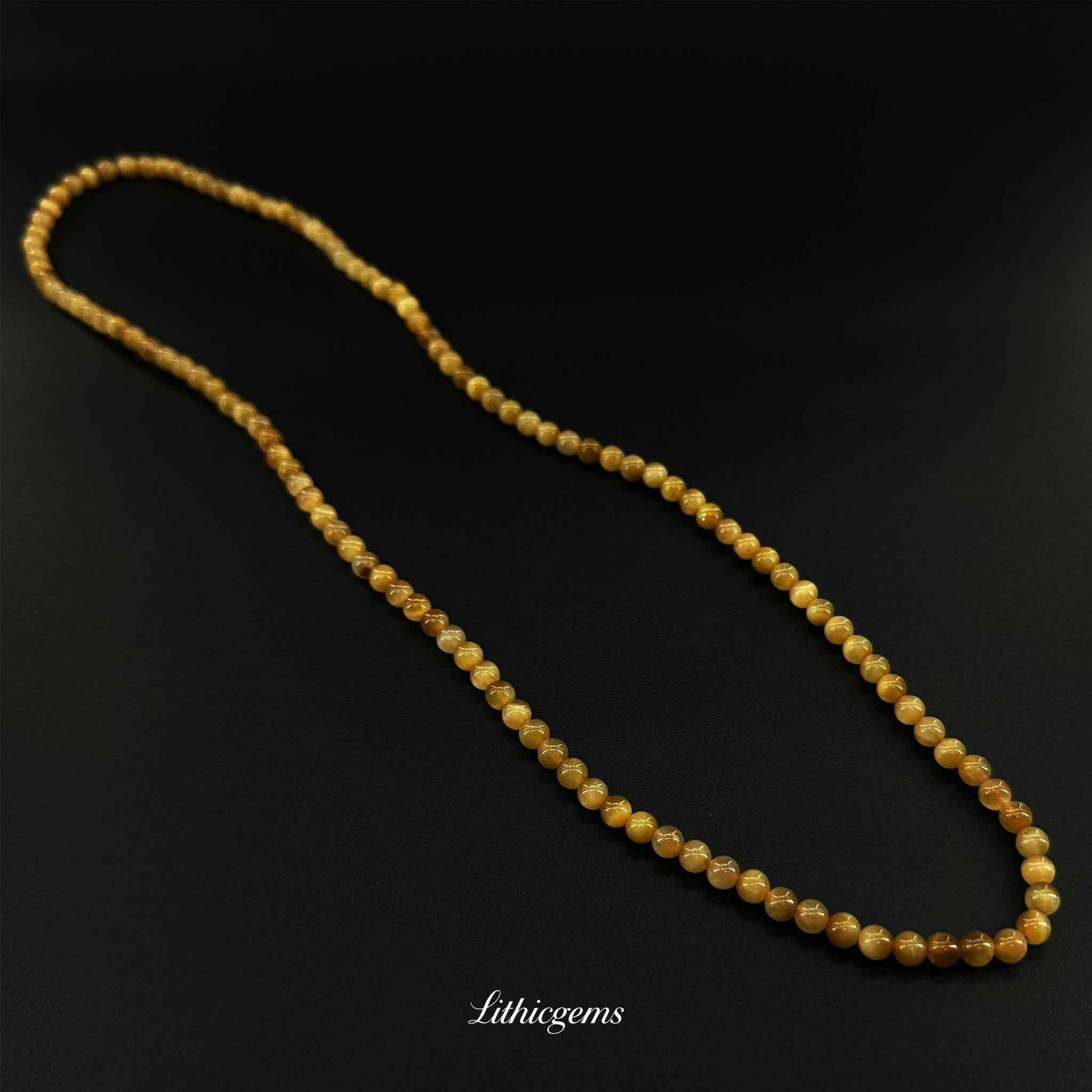 Triple-Wrap Tiger's Eye Bracelet - Unshakable Confidence & Focus Power Stone - Lithicgems