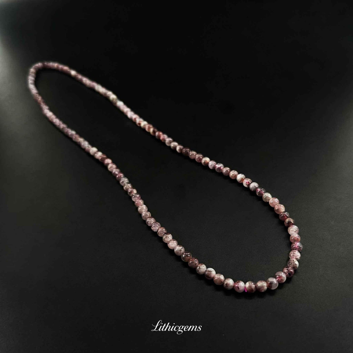 Triple-Wrap Venom Gold Strawberry Quartz Bracelet - Black & Red Crystal for Passion & Protection - Lithicgems