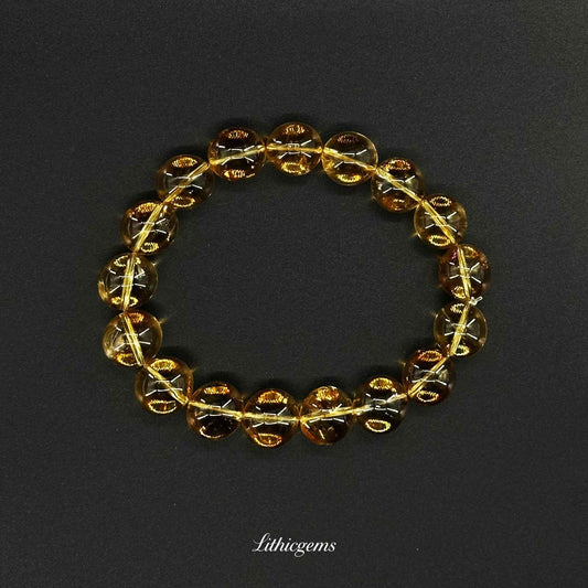 Vivid Citrine Bracelet - The Ultimate Stone for Wealth, Success & Abundance - Lithicgems