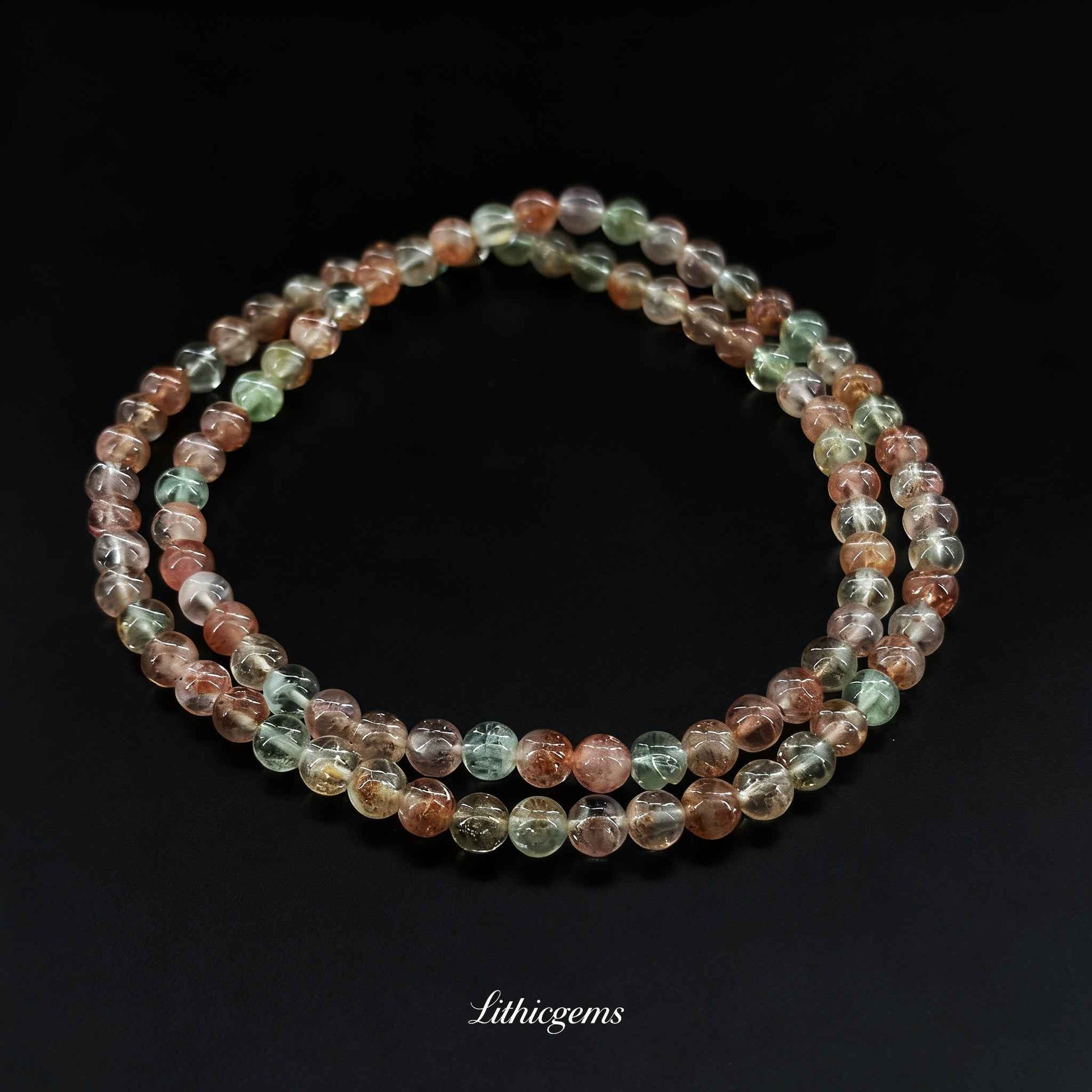 Triple-Wrap Auralite-23 Bracelet - Rare Amethyst Superstone for Spiritual Awakening & Divine Connection