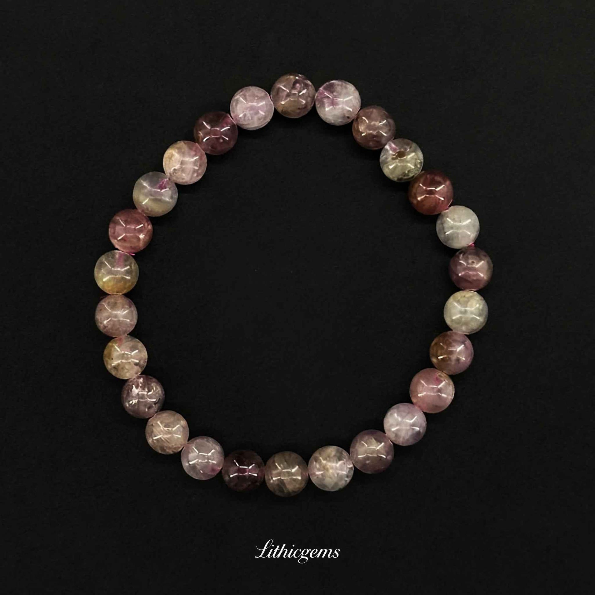 Rainbow Spinel Bracelet - Multi-Color Gemstone for Vitality & Emotional Balance